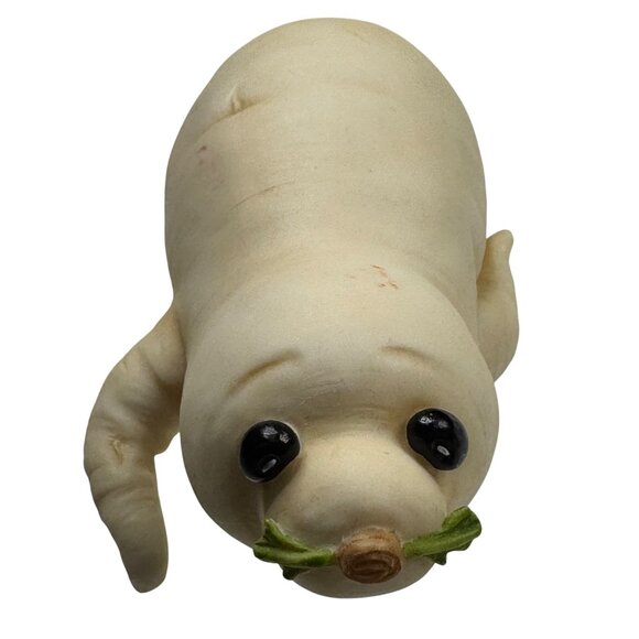 Enesco Home Grown Radish Seal Vegetable Figurine Resin 2007 4008118 Collectible - Picture 12 of 12